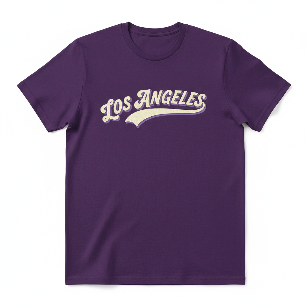 Camiseta de Manga Corta Premium Morada