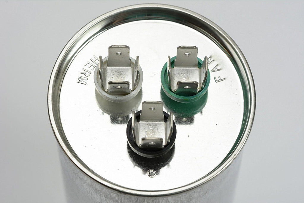 Lennox / Armstrong / Ducane Y4622 / Y462201 - 80 + 7.5 uf 370 / 440 Volt Volt VAC Round Dual Run Capacitor